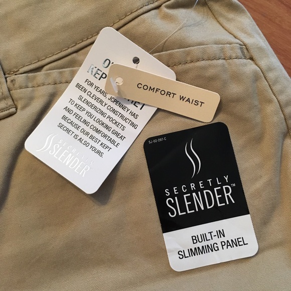 St. John's Bay Womens Mid Rise Straight Leg Pants - Picture 5 of 16